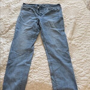 American Eagle Outfitters Light Blue Straight Leg Jeans